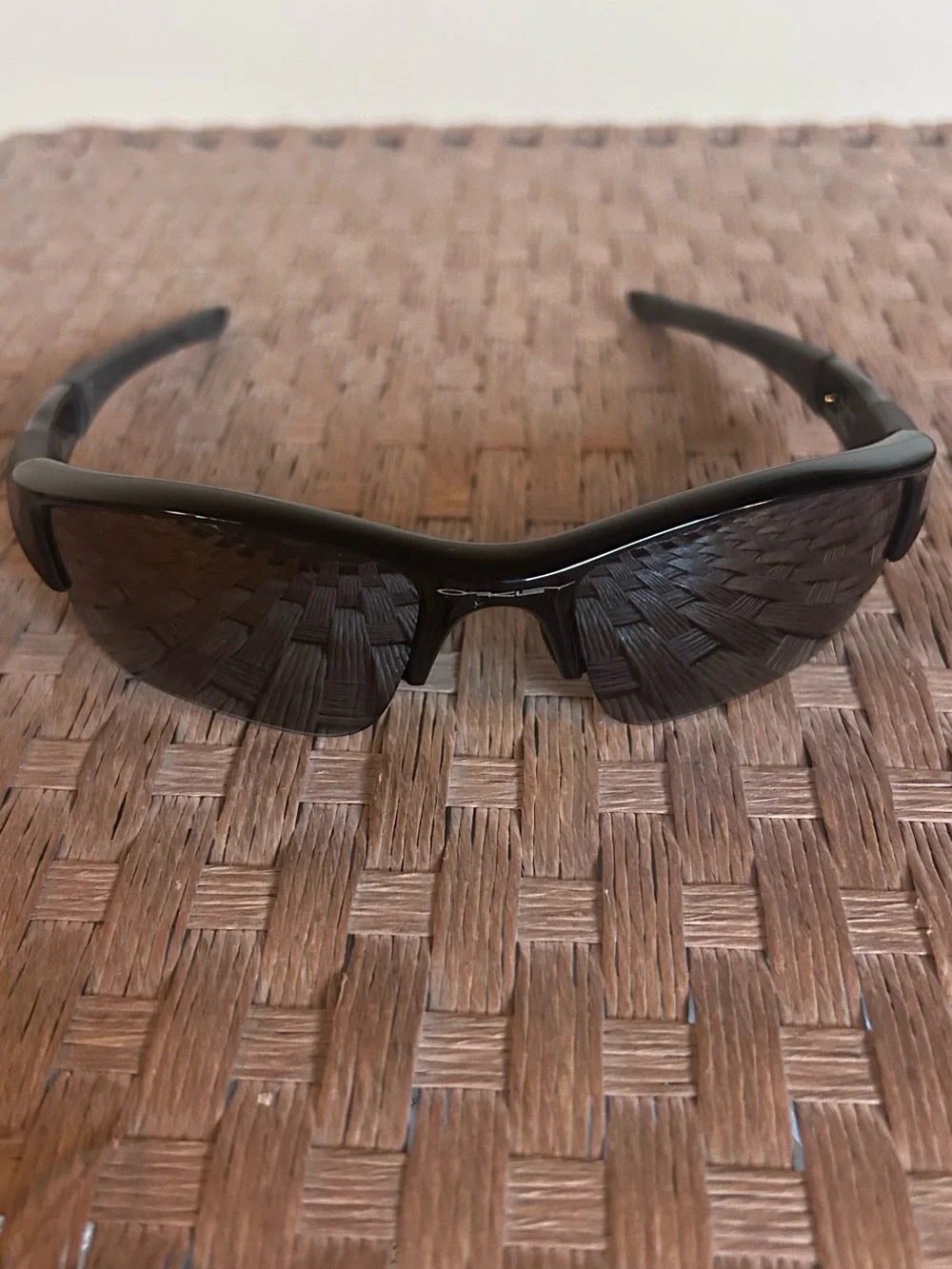 Oakley Black Sunglasses with Dark Lenses